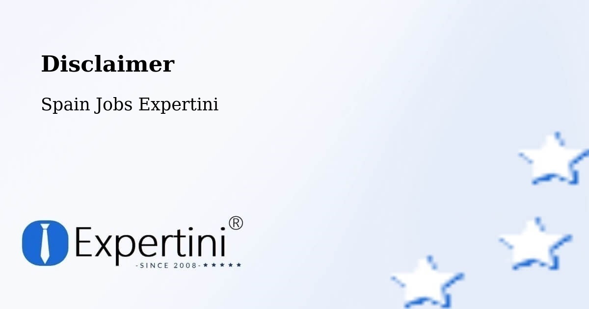 Disclaimer – Lorca - Spain Jobs Expertini