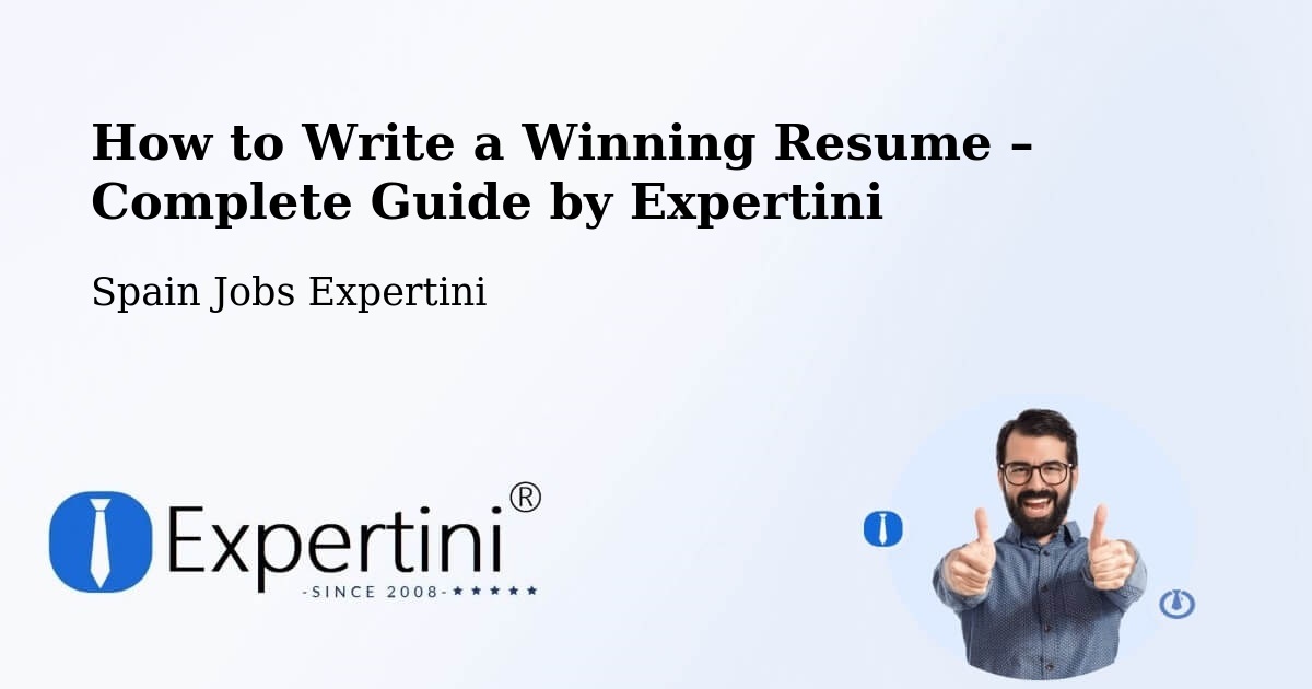 Resume Writing Guide for Job Seekers – Lorca - Lorca, Spain Jobs Expertini